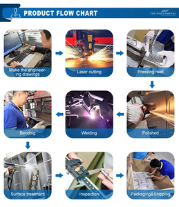 Un cadre de traitement de tôle de machine pour personnaliser des coquilles métalliques en aluminium, plier et emboutir des pièces métalliques en acier inoxydable - Product Image 6