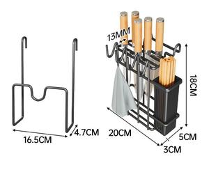Countertop Stainless Steel Metal <b>Kitchen</b> Dish Rack Utensil Organizer <b>Storage</b> Sink Rack Dish Drying Rack Non-Folding - Product Image 3