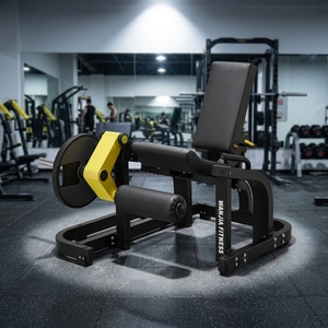 Attrezzatura Commerciale per <span class=keywords><strong>Palestra</strong></span>, Macchina per Estensione Gambe da Seduto con Pesi a Disco per Bodybuilding - Product Image 3