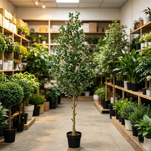 Wholesale Artificial Eucalyptus Leaves Garland Greenery <b>Plant</b> for Home Office Shelf Wedding Party Decor - Product Image 3