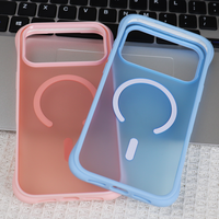 Coque de téléphone magnétique givrée effet peau ondulée 3-en-1 avec grande fenêtre pour appareil photo, antichoc, pour iPhone 18 17 Pro Max 16 Plus – Vente en gros