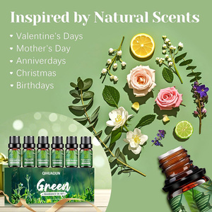 Vente en gros <span class=keywords><strong>de</strong></span> coffret cadeau d'huiles parfumées QIHUADUN, huile parfumée pour diffuseur, fabrication <span class=keywords><strong>de</strong></span> bougies, étiquette privée - Product Image 4