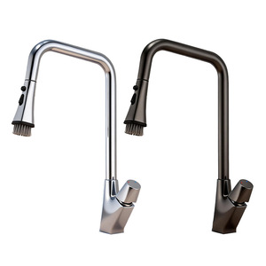 Kitchen Faucet 50Cm Pull Out 360 Degree Rotate Single Handle Deck Mounted Ceramic Valve Core - Product Image 3