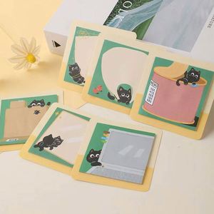 Cute Cat Self-Adhesive <b>Memo</b> <b>Pad</b>-Daily Use Office Supplies for Learning & Planning School Season Essentials - Product Image 4