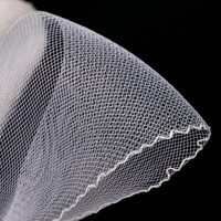 Usine chinoise maille ivoire rigide pour robes tresse crinoline crin tresse ruban crin de cheval tresse pour femmes