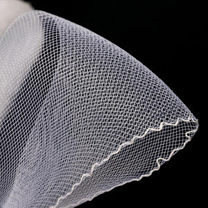 Pabrik Cina jaring gading kaku untuk gaun Crinoline rambut kuda kepang pita rambut kuda kepang untuk wanita - Product Image 4