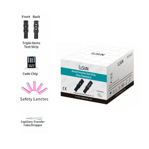 Bandelettes de test rapide de la fonction rénale LYSUN RFS-101, certifiées CE Classe I, usage adulte, consommables médicaux emballés individuellement - Product Image 4
