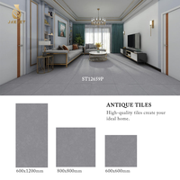 Carreaux de sol en céramique de haute qualité, style chinois classique, 600x1200mm, aspect antique mat, antidérapants, pour salle de bain, balcon