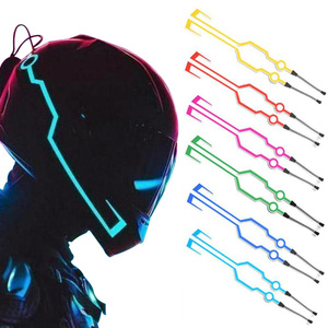 OEM impermeable en <span class=keywords><strong>la</strong></span> señal EL tira de LED intermitente Durable Kit <span class=keywords><strong>Bar</strong></span> DIY de <span class=keywords><strong>la</strong></span> motocicleta del casco de <span class=keywords><strong>la</strong></span> luz de tira - Product Image 1