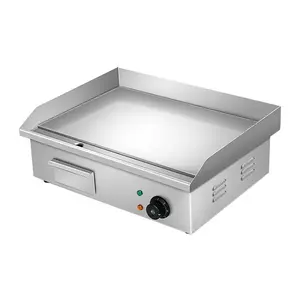 Commercial Catering Equipment BBQ Grill Griddle Counter Table Top Top Stainless Steel Electric Provided Cooking Equipment 2000w