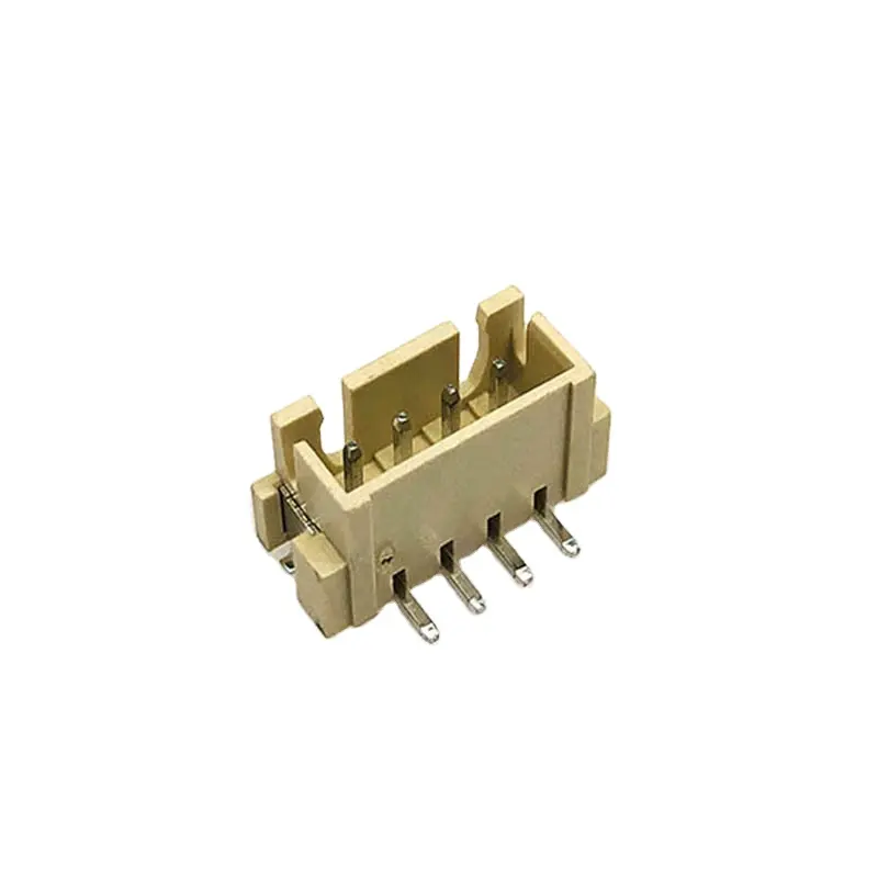 XH2.5-4P conector beige color Wire to Board Wire Smt Connector for Vertical type pitch2.5mm