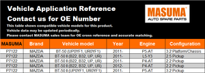 P7122 ชุดโช้คอัพอะไหล่ทดแทนที่ทนทานสำหรับรถยนต์ OPEL พร้อมการรับประกัน 12 เดือน - Product Image 2