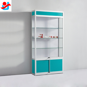 Cửa hàng tạp hóa cửa hàng đồ trang sức hiển thị khói cửa hàng kính hiển thị trường hợp tủ với kính quang Showcase đồ trang sức đứng - Product Image 6