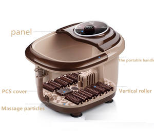 热销多功能便携式足疗盆合足疗批发足足sp 1英尺水疗椅带自动滚轮 - Product Image 3