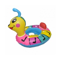 Bouée de natation gonflable en PVC écologique pour enfants, motif abeille et fourmi, épaisse, pour piscine à bulles, personnalisable