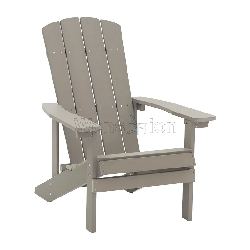 맞춤형 컬러 폴리 목재 플라스틱 목재 정원 가구 의자 레저 라인 adirondack 의자