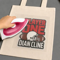 Autocollants de transfert DTF personnalisés pour tissus, impression couleur, résistants à la chaleur, lavables, imperméables, transferts de logo
