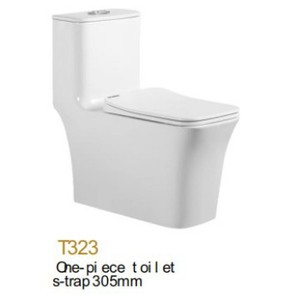 <span class=keywords><strong>WC</strong></span> Monoblocco in Ceramica Moderno con Doppio Scarico, per Bagni di Piccole <span class=keywords><strong>Dimensioni</strong></span>, Scarico a S, Risparmio Idrico e Anti-Odore - Product Image 2