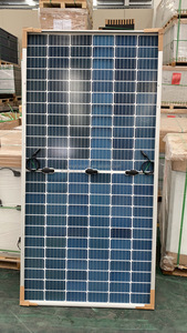 550w 600w 660w Pv Panels Price With Aluminum Solar Power Half Cell From Rotterdam YS600M-144 <b>Black</b> Frame Pv <b>Brackets</b> Brand Brush - Product Image 1