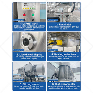 Ligne de production de yaourt ORME 200 litres, pasteurisateur de <span class=keywords><strong>lait</strong></span>, homogénéisateur, machine automatique - Product Image 4