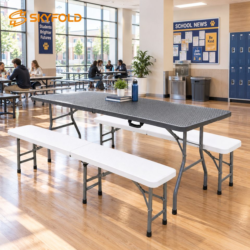 Event Table Slides Skyfold 2026 Wholesale Price Folding Dining Table Folding Camping Table ...