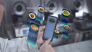 Robot de cuisson automatique pour wok, en acier inoxydable 304, avec écran tactile numérique, facile à nettoyer, idéal pour les chaînes de restaurants - Product Image 6