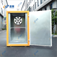 Horno Eléctrico Eficiente para Recubrimiento en Polvo, Horno Industrial de Curado por Lotes para Acabado de Estructuras de Acero y Perfiles de Aluminio
