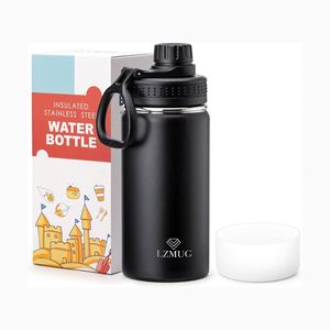 12oz 16oz BPA-Free Leak Proof Kids Insulated Water <b>Bottle</b> with Spout Lid Wide Mouth Sports Water <b>Bottle</b> for Back to School - Product Image 6