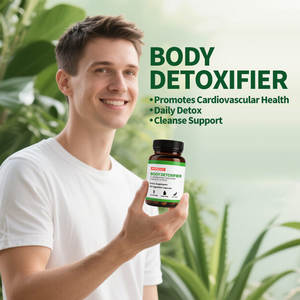 Aglutinante de toxinas integral OEM, soporte prebiótico, inulina, bentonita, carbón activado, minerales Fúlvicos, quitosano, desintoxicante corporal - Product Image 2