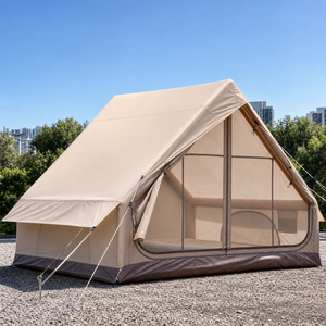 Tentes gonflables portables Oxford pour le marché allemand, 3-4 personnes, imperméables, avec structure pneumatique, fournisseur personnalisé - Product Image 5