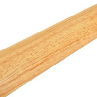 Win.max 32 ''Batte de baseball en bois en caoutchouc Battes en bois en plein air Entraînement sportif pratique et protection de la maison Batte de softball