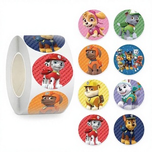 <strong>Paw</strong> <strong>Patrol</strong> Sealing <strong>Stickers</strong> DIY Children's Reward Cartoon Planner PVC Self-Adhesive Die-Cut <strong>Sticker</strong> Tape Roll - Product Image 5