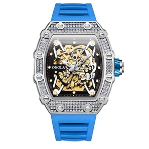 Original Onola 6829 Luxury <b>Automatic</b> Jam Tangan Pria <b>Skeleton</b> Mechanical Wristwatches - Product Image 1