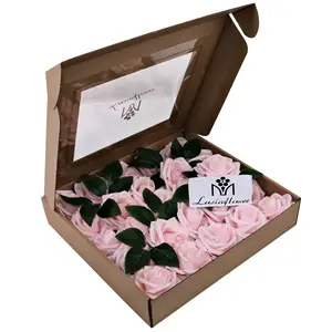 Lusia flower Großhandel PE Mini Rose Künstliche Blume Schaum Blume für dekorative Blume Hochzeit Dekoration