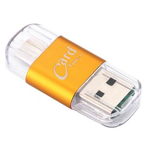 Mô Hình Tư Nhân Hợp Kim Nhôm <span class=keywords><strong>USB</strong></span> type-C Dual-Sử Dụng Tốc Độ Cao Tf Đầu Đọc Thẻ Với Nhanh Chóng Xem Hình Ảnh Và Thiết Kế <span class=keywords><strong>Mini</strong></span> - Product Image 2