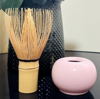 Support en céramique pour fouet à matcha, support pour Chasen, accessoires pour ensemble de thé matcha traditionnel en bambou
