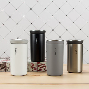 Jianyue coréen créatif Double isolation en acier inoxydable thermos tasse petite tasse droite pour hommes femmes en gros tasse d'eau froide - Product Image 4