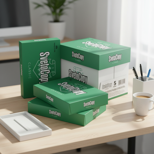 Papier copie A4 de haute <span class=keywords><strong>qualité</strong></span> sans enchevêtrement, 5 rames par carton - <span class=keywords><strong>Prix</strong></span> préférentiel 20GP - Product Image 1