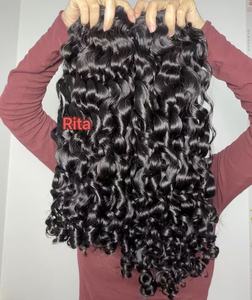 Fournisseurs de Cheveux Naturels : Lots de Cheveux Humains Vietnamiens Bruts, Ondulés Naturels, pour Tête Entière, Prix de Gros, Bouclés Birmans, Bouclés Caribéens, Bouclés Souples - Product Image 6