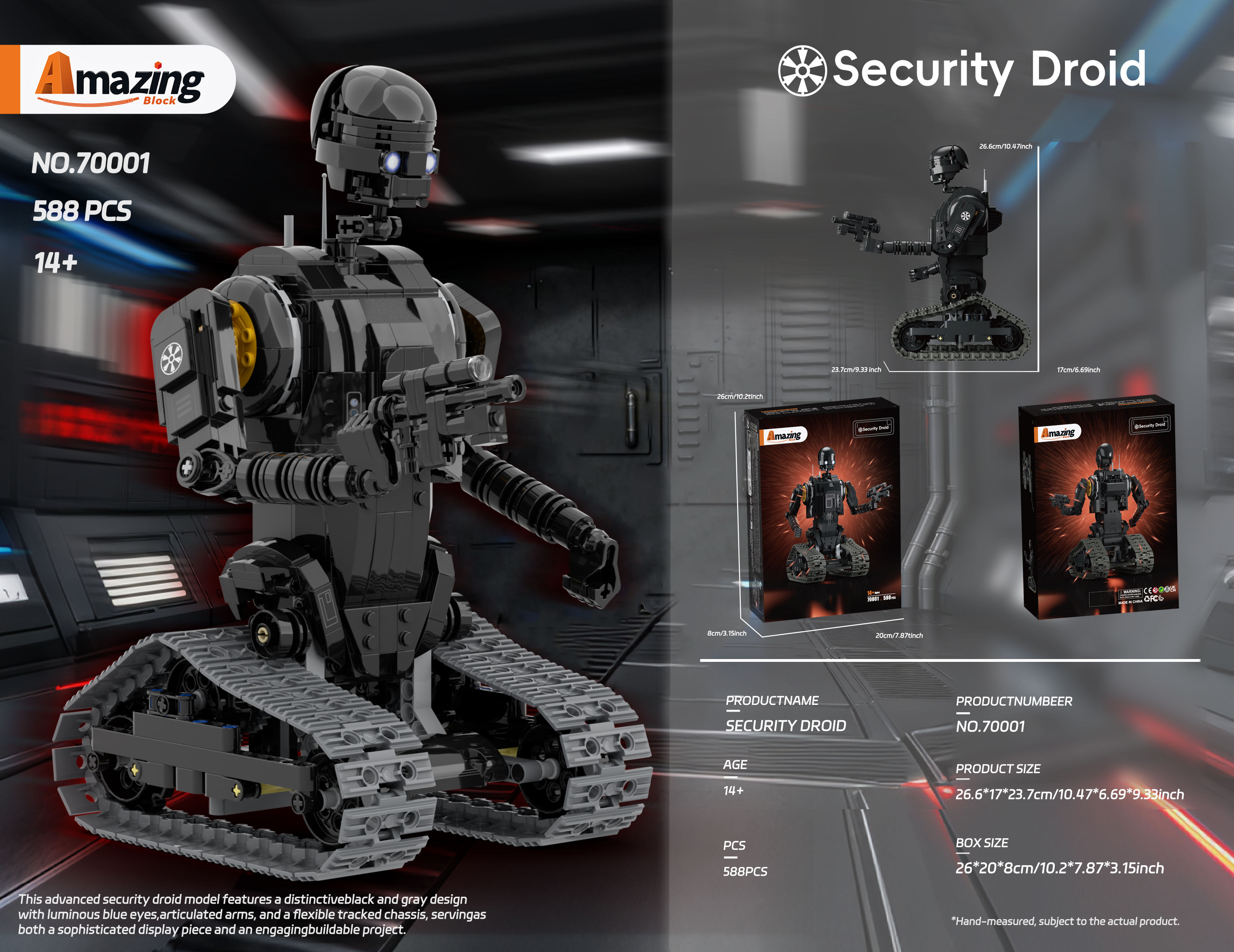 Robot Dorid de sécurité 70001 [588 pièces]