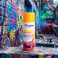 Peinture acrylique en aérosol, revêtement liquide pour peinture automobile, murs, métal et surfaces multiples
