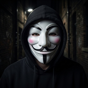 <span class=keywords><strong>Maschera</strong></span> V di Halloween, Costume <span class=keywords><strong>Anonymous</strong></span> Vendetta, <span class=keywords><strong>Maschera</strong></span> del Maestro V per Halloween, Cosplay, Forniture per Feste Cyberpunk - Product Image 2