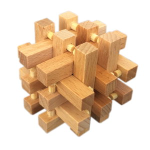 Mini <span class=keywords><strong>puzzle</strong></span> en bois couleur <span class=keywords><strong>nature</strong></span> 3D en bois STEM jouets intelligents - Product Image 6
