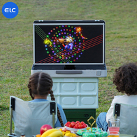 Maletín Inteligente Android de 27 Pulgadas con Pantalla Táctil Giratoria para Juegos Familiares, Actividades Infantiles y Entretenimiento en el Hogar