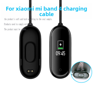 สำหรับ <span class=keywords><strong>Mi</strong></span> Smart <span class=keywords><strong>Band</strong></span> <span class=keywords><strong>4</strong></span> NFC แท่นชาร์จแม่เหล็กแบบพิเศษ <span class=keywords><strong>สาย</strong></span> USB สีดำ - Product Image 2