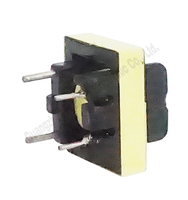 Bobine en plastique verticale miniature EI19 avec noyau en ferrite MN ZN, transformateur abaisseur haute fréquence SMPS