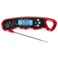 Thermomètre numérique instantané étanche J&R pour viande, barbecue, cuisson avec sonde pliable