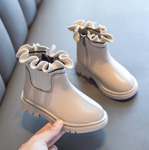 Bottes d'hiver chaudes pour tout-petits en PU, style mode, pour enfants - Offre spéciale - Product Image 5