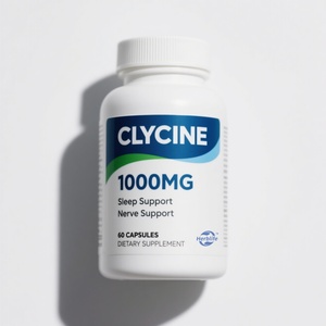 Suplemento de Glicina al por Mayor OEM, 60 Cápsulas Veganas de Glicina Sin Gluten para Mejorar el Sueño - Product Image 1