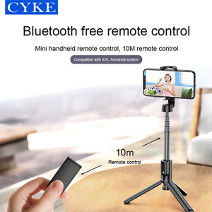 CYKE M12 trépied extensible Bluetooth Selfie Stick support sans fil trépied de poche Anti-secousse Selfie support Selfie - Product Image 3
